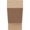 Ekena Millwork 10"W x 10"D x 20"H Wide Clemmons Rough Cedar Woodgrain TimberThane Corbel, Primed Tan CORUR10X10X20CLERCPR - alternate 4